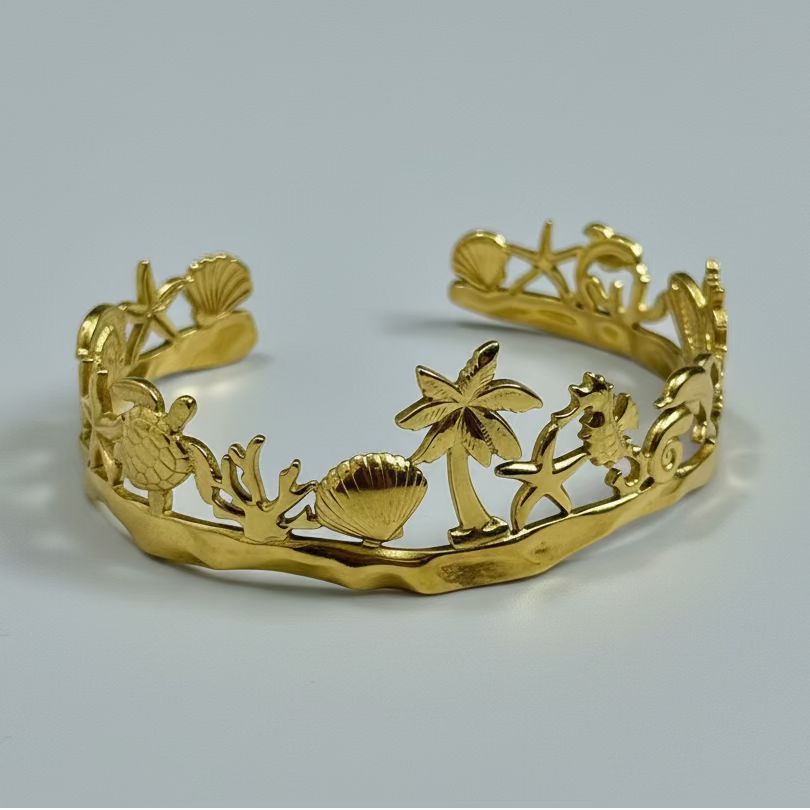 Beach Themed Cuff Bracelet