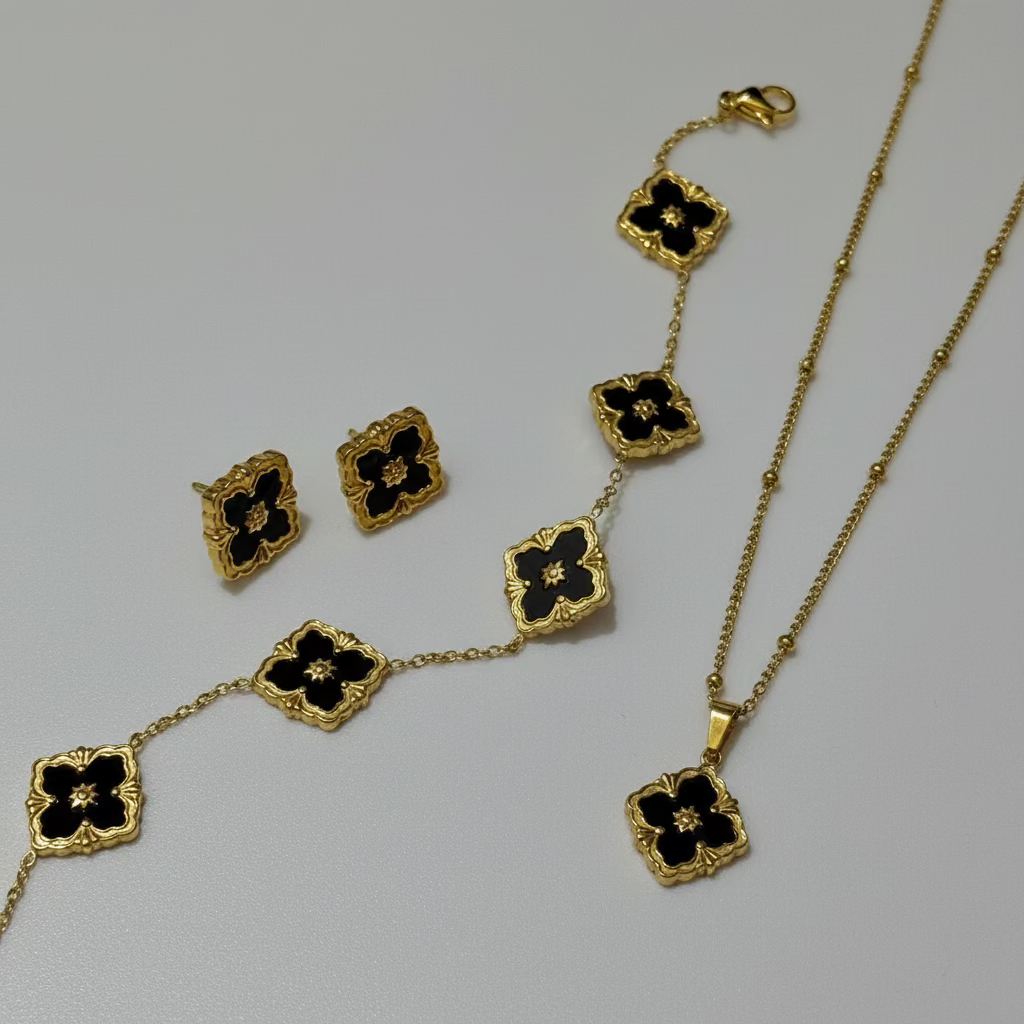 Fleur Combo Set - BLACK