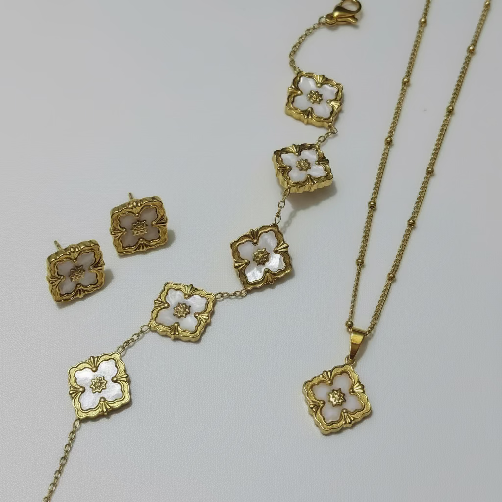 Fleur Combo Set - WHITE