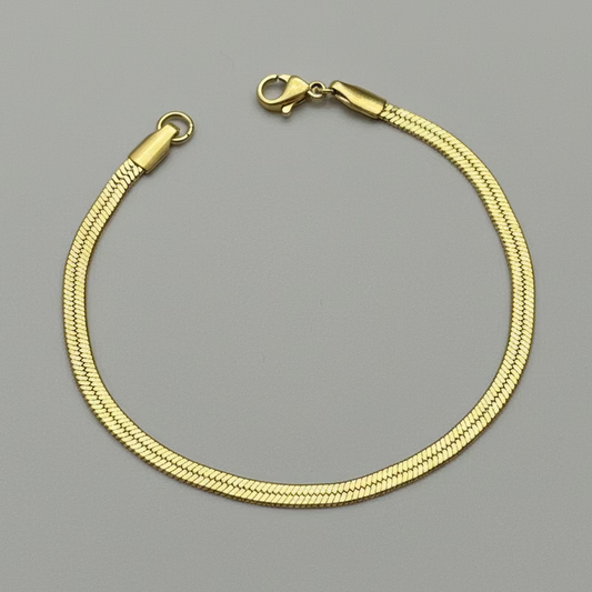 Flat Herringbone Bracelet