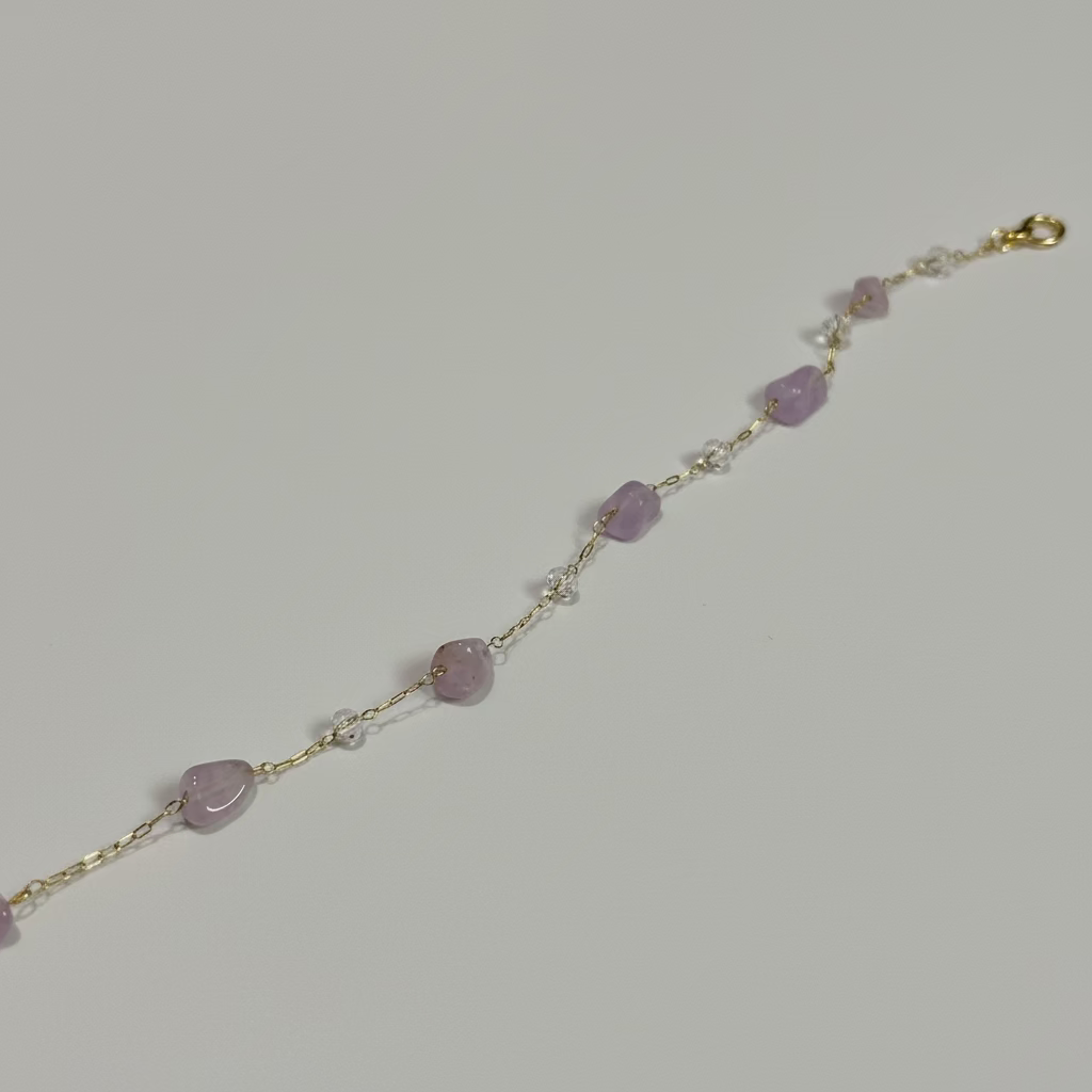 Amethyst Anklet
