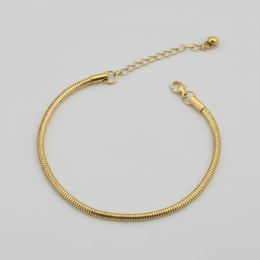 Thick snakebone Anklet