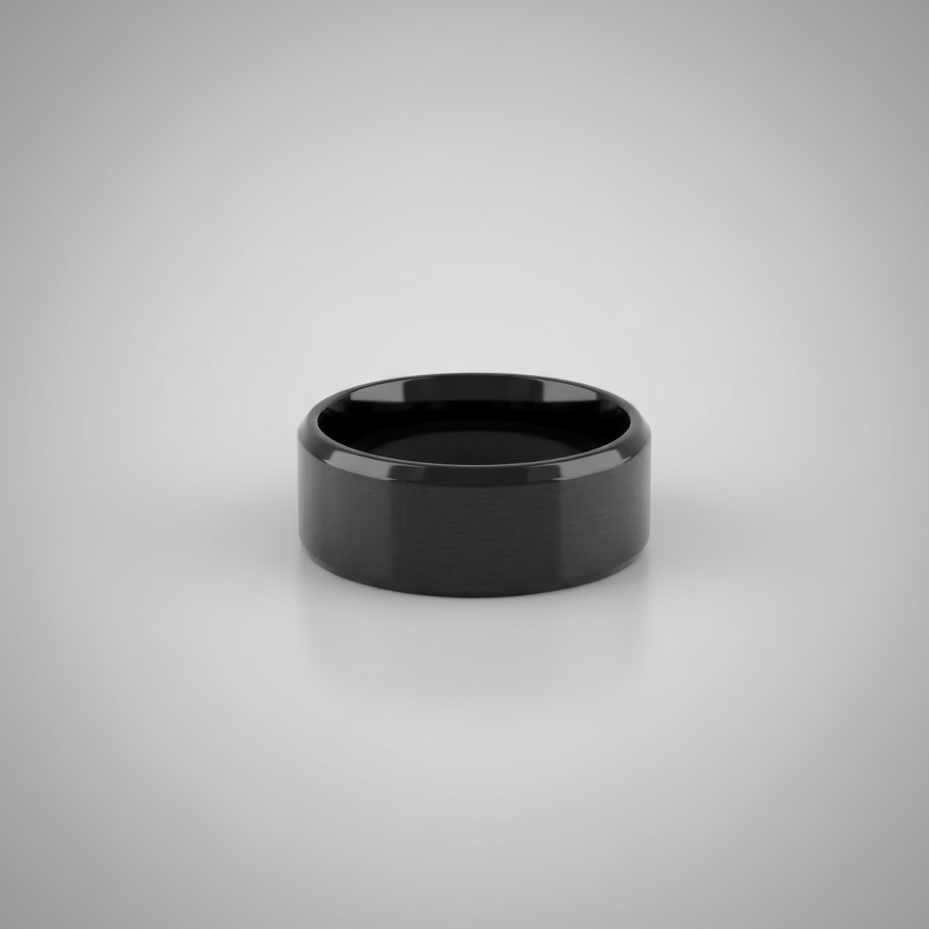 6 mm Band Ring - BLACK