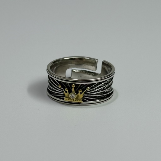 Retro Crown Ring
