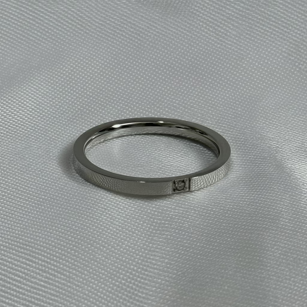 Thin Solitaire Ring S.