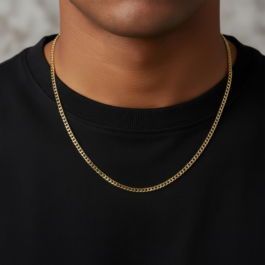 4 MM Cuban Link Chain - GOLD