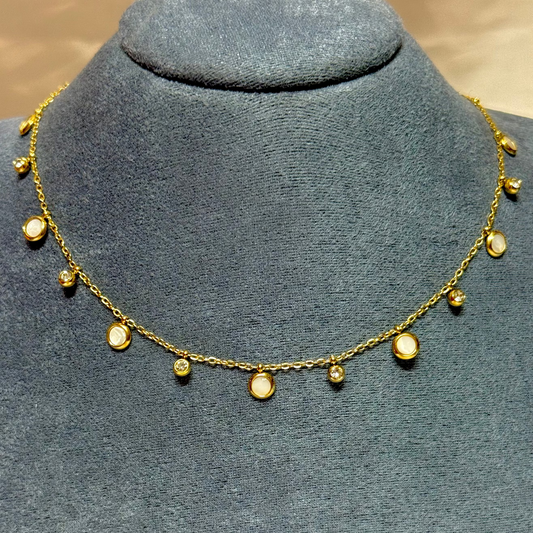 Disc Dangle Necklace