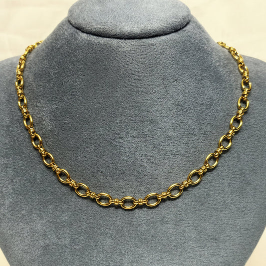 Oval Link Chain Necklace