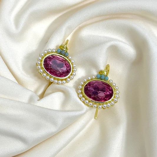 Orchid Earrings