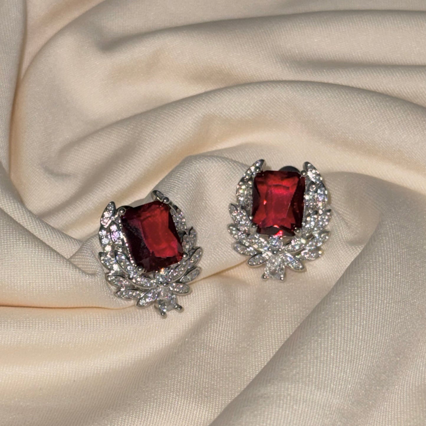 Crimson Studs