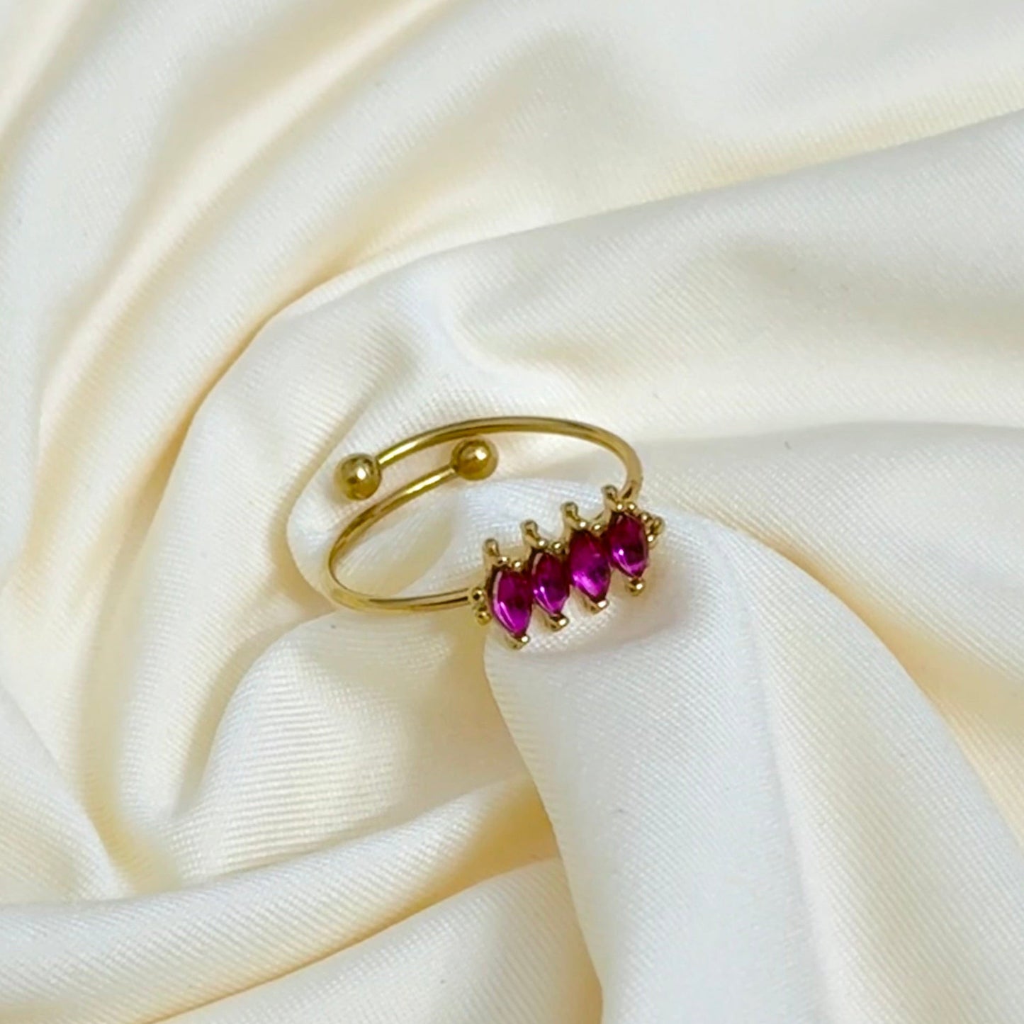 Rhythm Ring - Magenta Pink