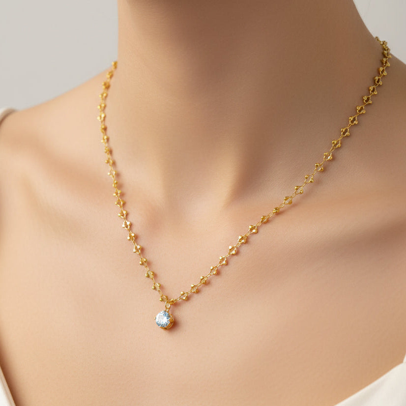 Luxe Solitaire Pendant